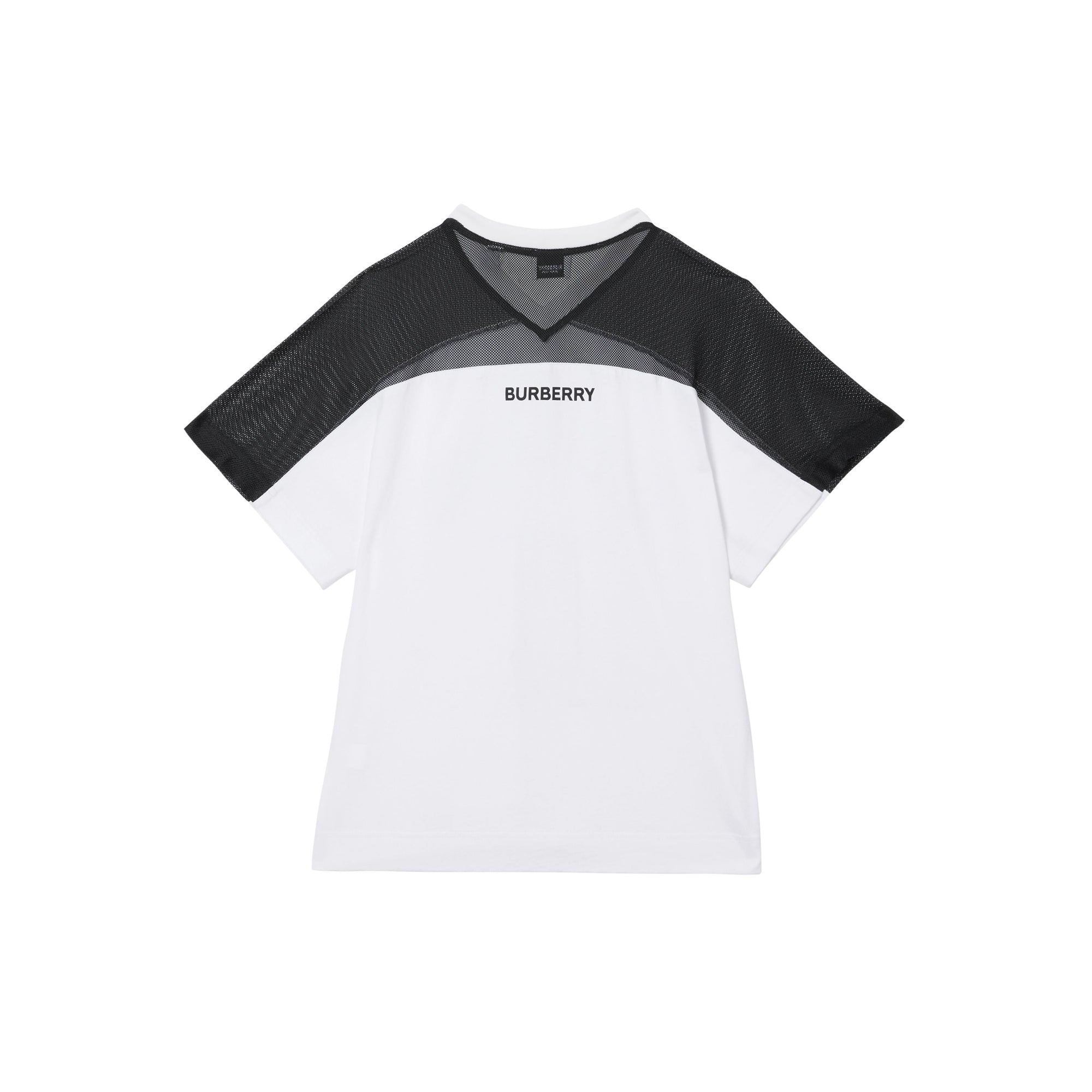 BLACK T-shirt en coton Kingdom avec panneau en mesh