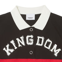 BLACK Robe polo en jersey de coton Kingdom