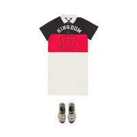 BLACK Robe polo en jersey de coton Kingdom