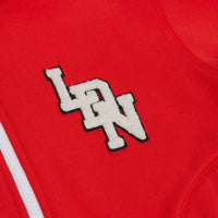 BRIGHT RED Haut à capuche en coton à logo