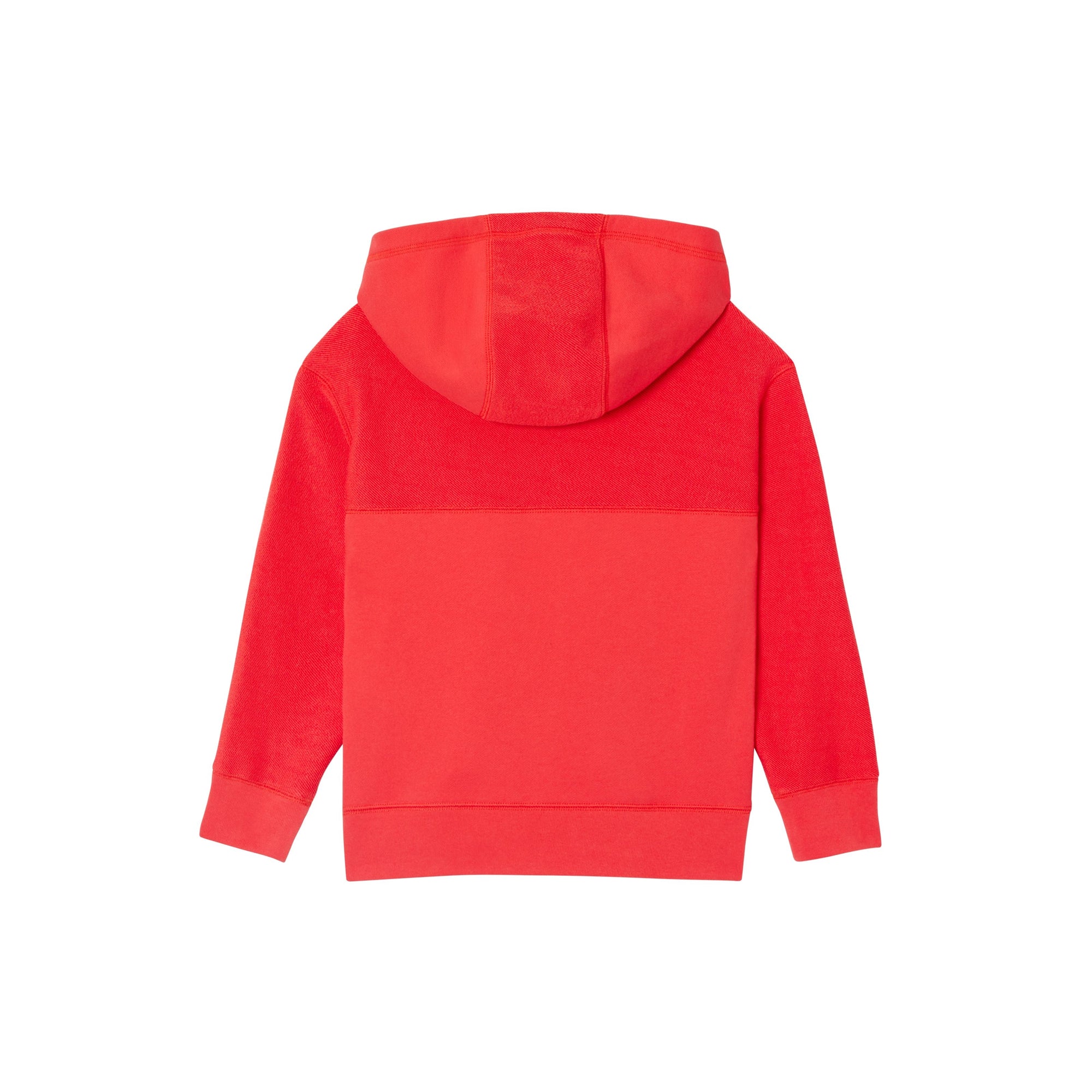 BRIGHT RED Haut à capuche en coton à logo
