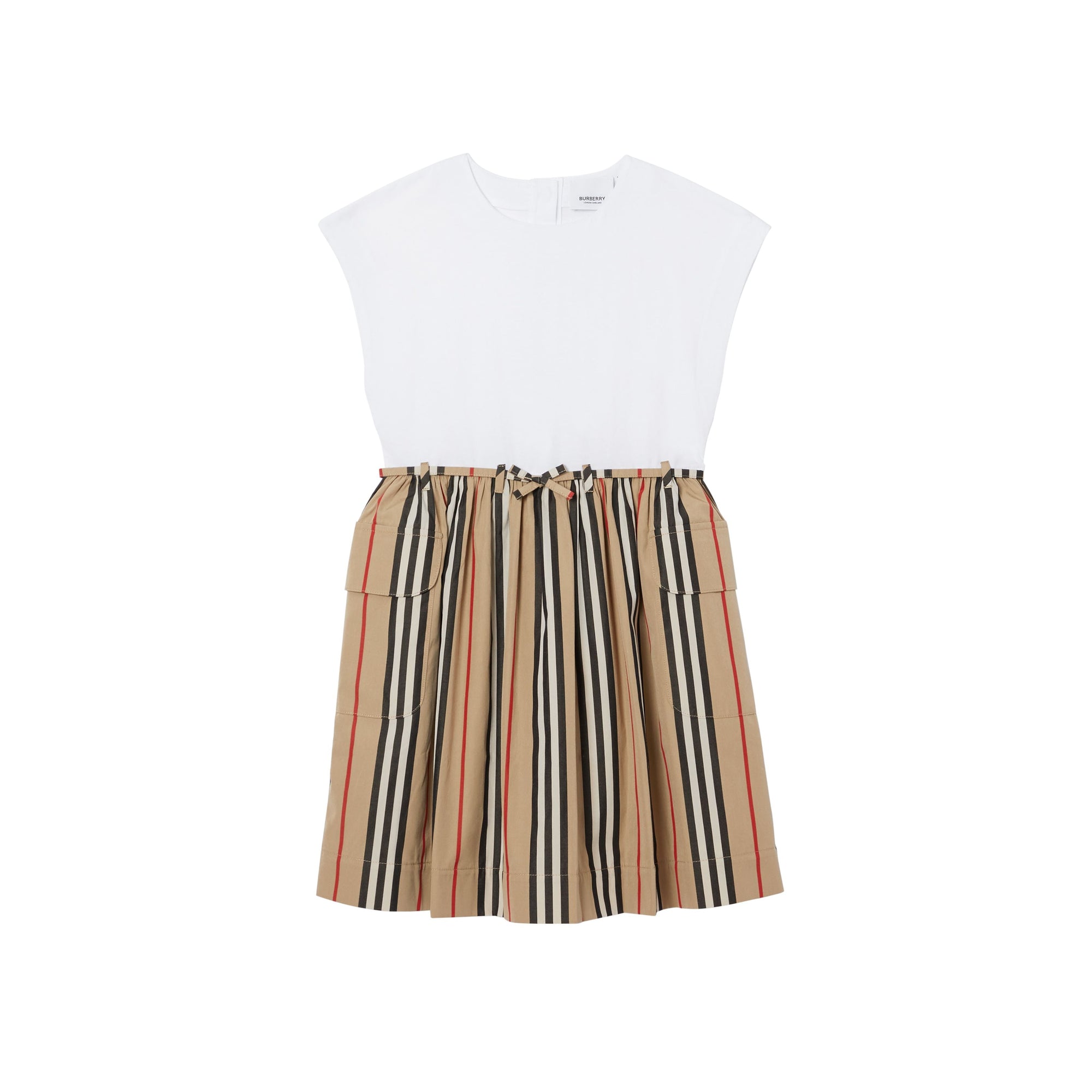 ARCHIVE BEIGE IP S Robe en coton à rayures iconiques