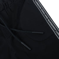 BLACK Pantalon chino en coton avec bande à logo