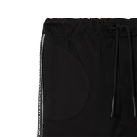 BLACK Pantalon chino en coton avec bande à logo