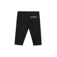 BLACK Pantalon chino en coton avec bande à logo