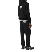 BLACK Hoodie en coton à imprimé daim