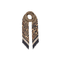 Grand carré de laine et soie Monogram - Beige d'Archive