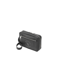 Sac à bandoulière london check avec logo - Anthracite sombre