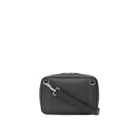 Sac à bandoulière london check avec logo - Anthracite sombre
