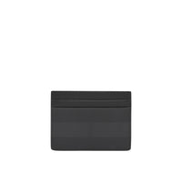 Porte-cartes à logo et london check - Anthracite sombre