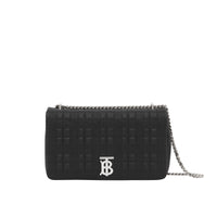 BLACK Sac Lola moyen matelassé en cuir grainé