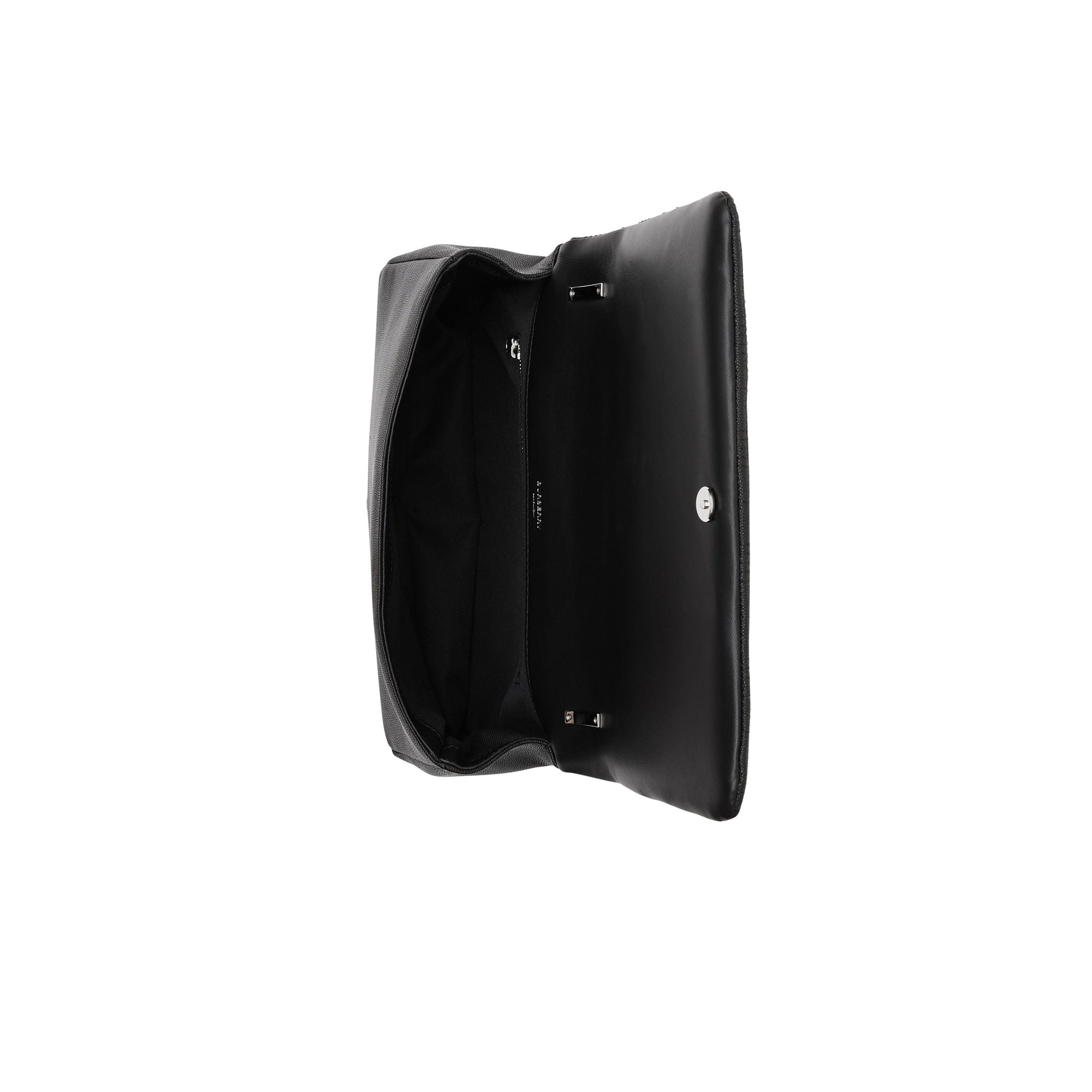 BLACK Sac Lola moyen matelassé en cuir grainé