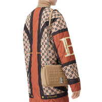 CAMEL Sac Lola moyen matelassé en cuir grainé