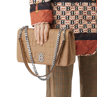 CAMEL Sac Lola moyen matelassé en cuir grainé