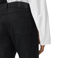 BLACK Jean droit en denim japonais
