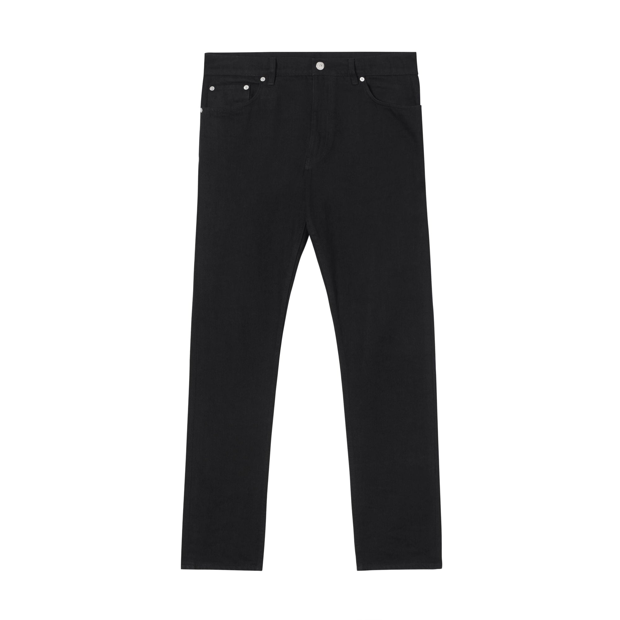 BLACK Jean droit en denim japonais