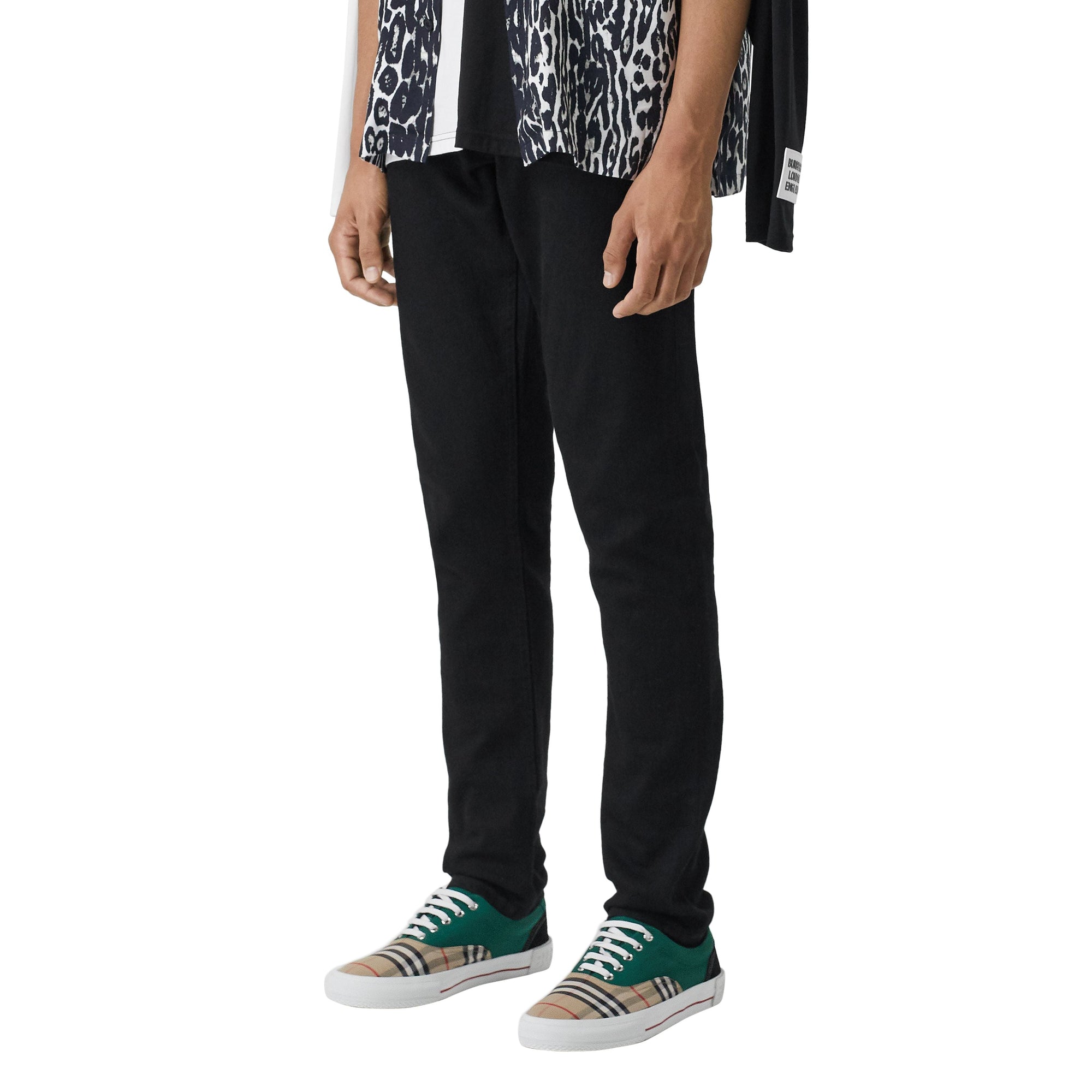 BLACK Jean slim en denim japonais