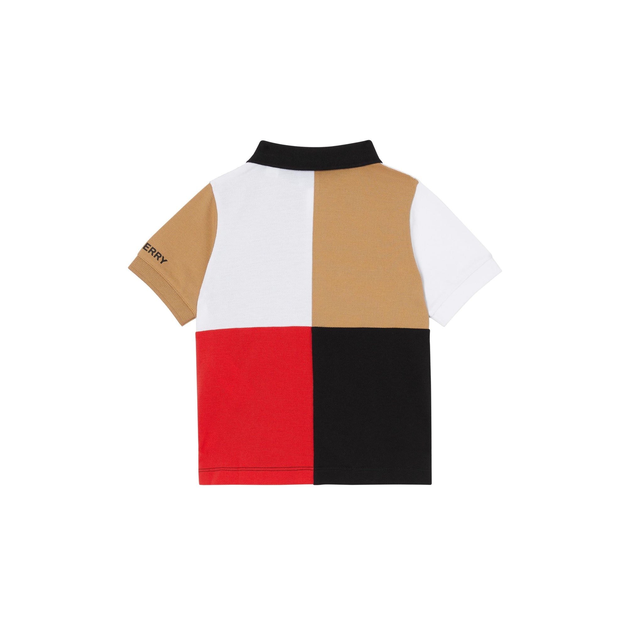 ARCHIVE BEIGE Polo en piqué de coton color-block