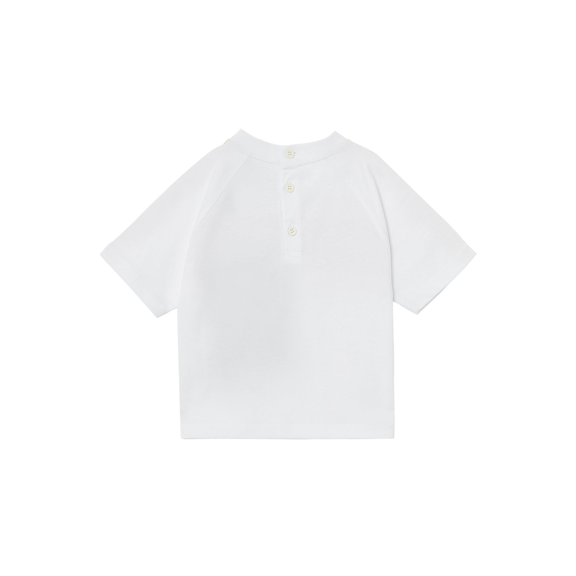 YELLOW T-shirt en coton avec coordonnées géographiques et bandes