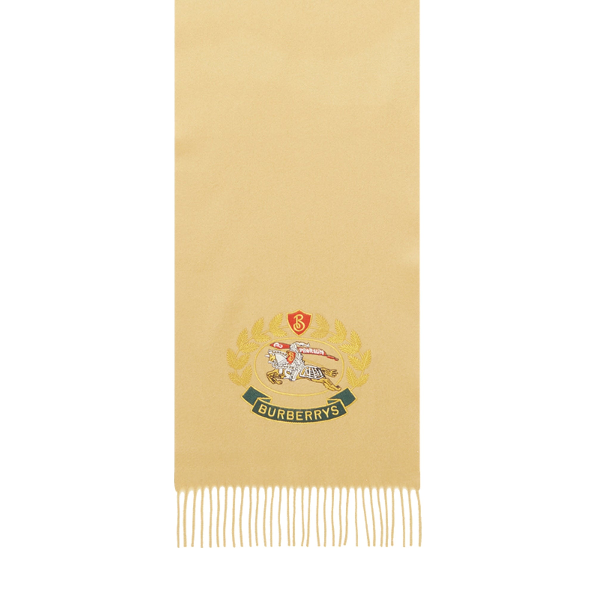 Echarpe classique emblème - Jaune Antique