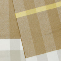 Écharpe en cachemire check - Olive intense