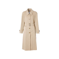 Trench en gabardine tropicale avec fente latérale - Taupe clair