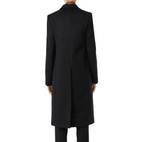 BLACK Manteau ajusté en laine et cachemire