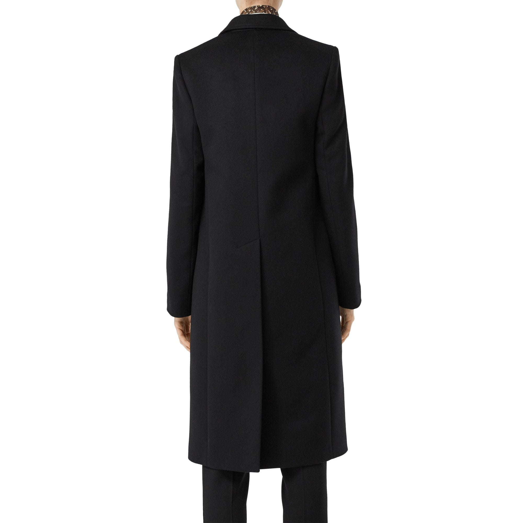 BLACK Manteau ajusté en laine et cachemire