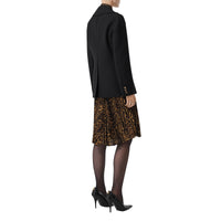 Caban en laine double face - Noir