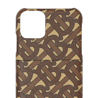 BRIDLE BROWN NS Coque pour iPhone 11 Pro en toile écologique Monogram