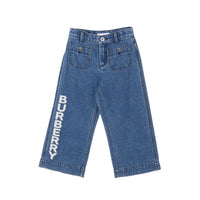 Jean en denim japonais avec logo - Indigo