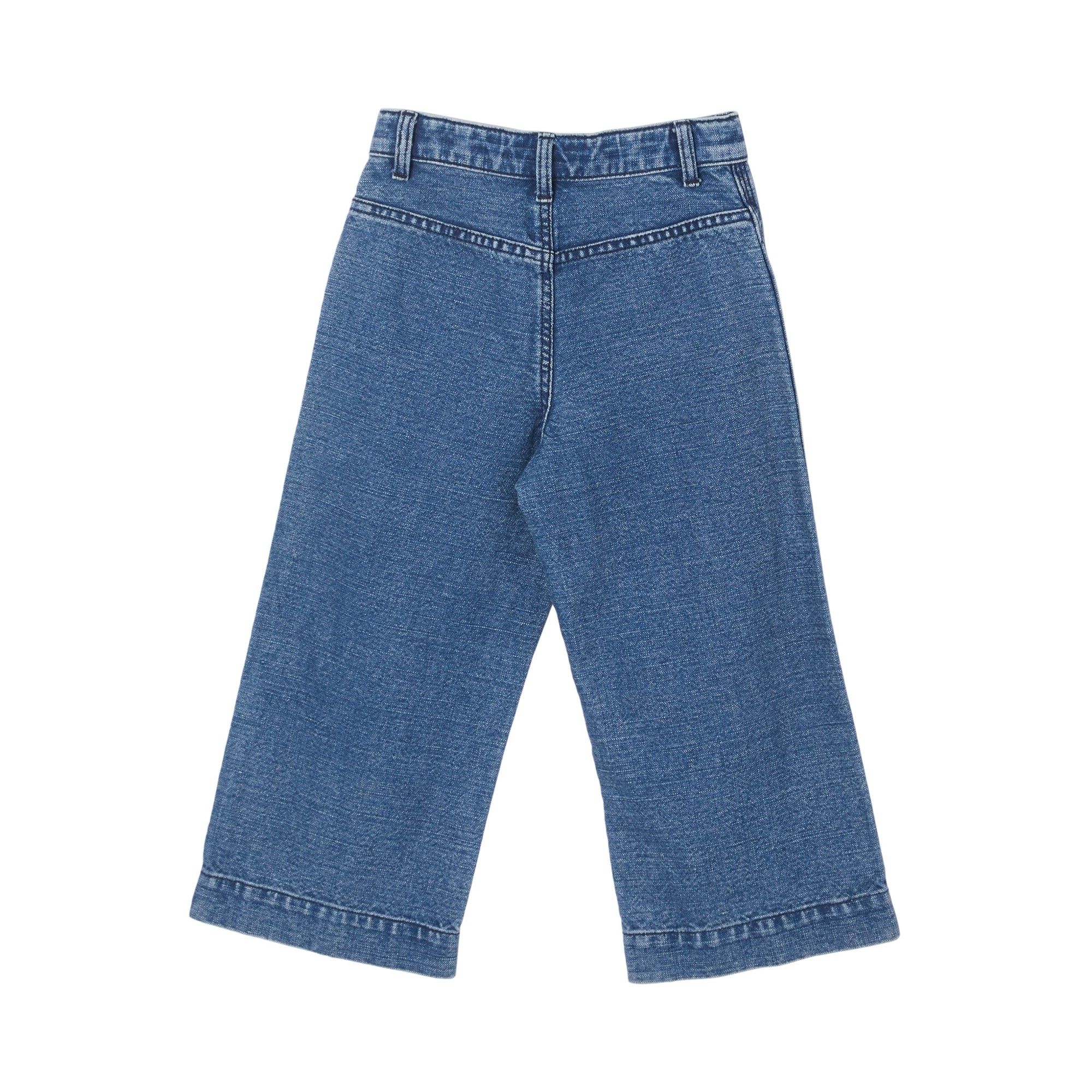 Jean en denim japonais avec logo - Indigo