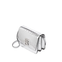 Petit sac TB métallisé en relief - Argent