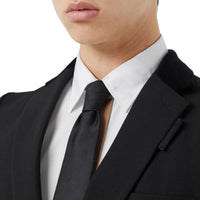 BLACK Veste de costume classique en laine avec velours