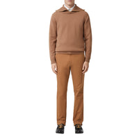 Pantalon chino classique en coton - Noix intense