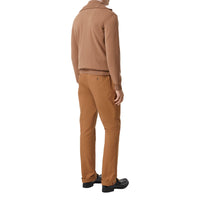 Pantalon chino classique en coton - Noix intense