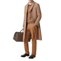 Pantalon chino classique en coton - Noix intense
