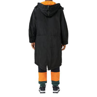 BLACK Parka en nylon et soie avec gilet intérieur amovible à doublure molletonnée