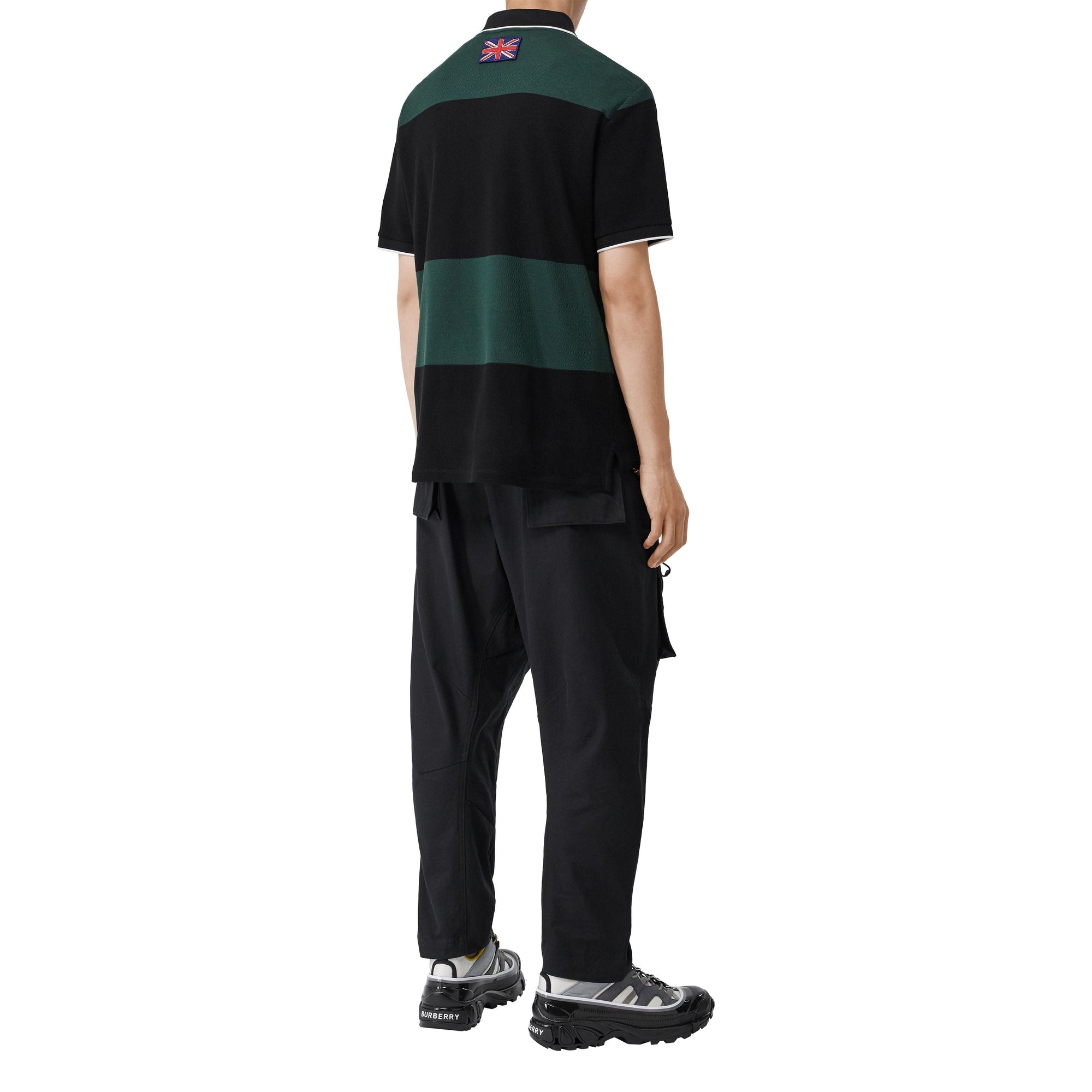 BLACK Pantalon cargo en coton