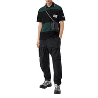 BLACK Pantalon cargo en coton