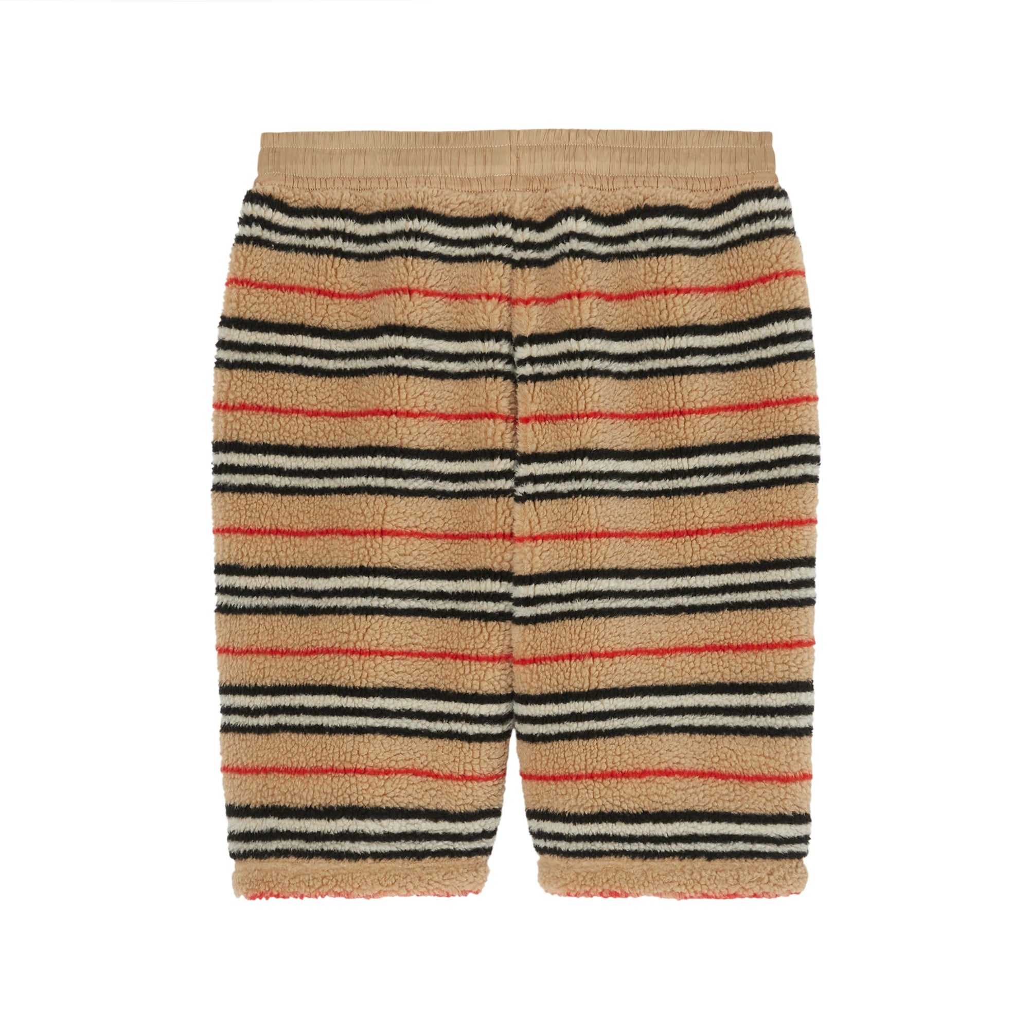 ARCHIVE BEIGE IP S Short à cordon de serrage molletonné à rayures iconiques