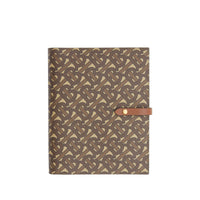 Couverture pour calepin en toile écologique Monogram - Brun Bride