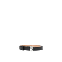 BLACK/PALLADIO Ceinture en cuir Monogram