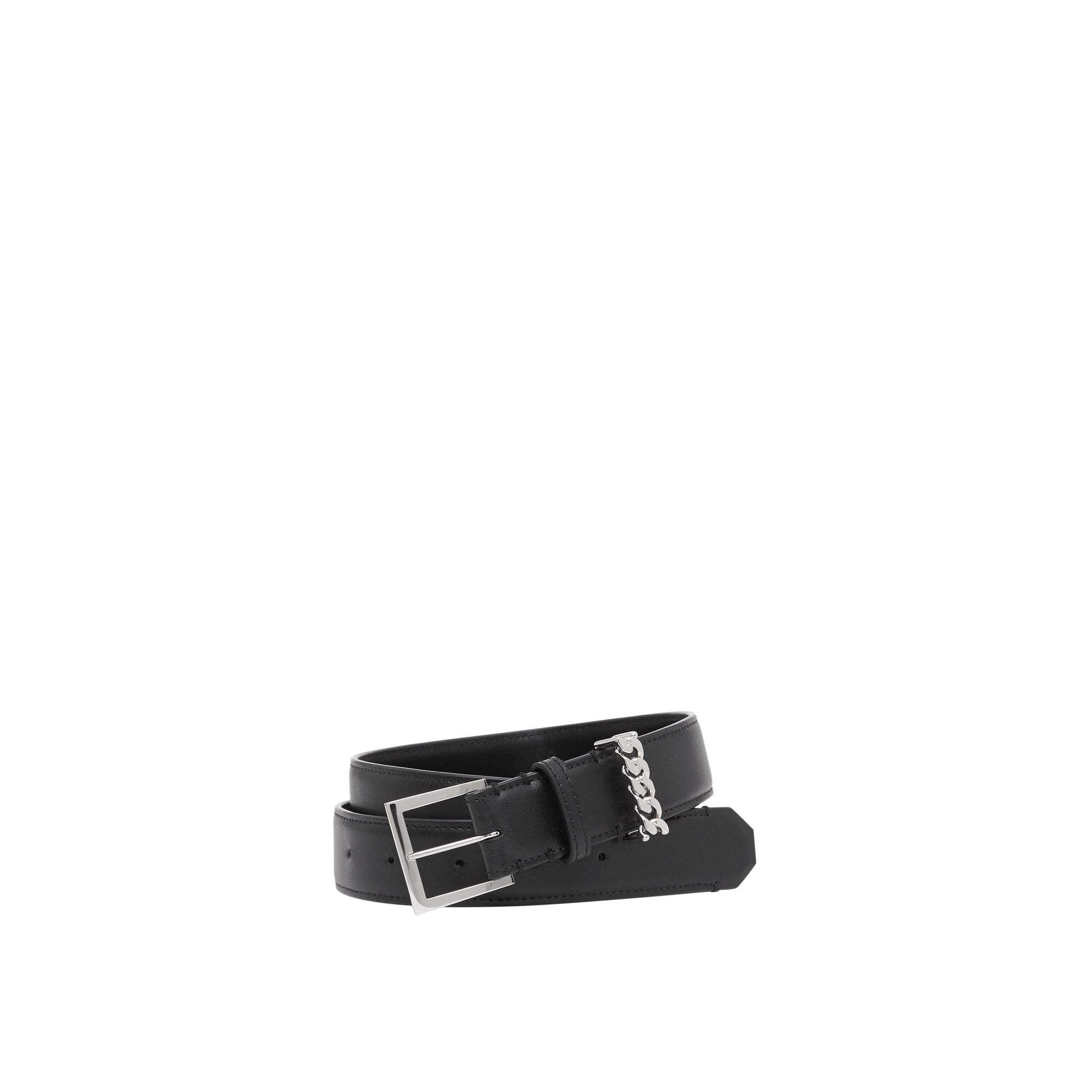 BLACK/PALLADIO Ceinture en cuir avec chaîne