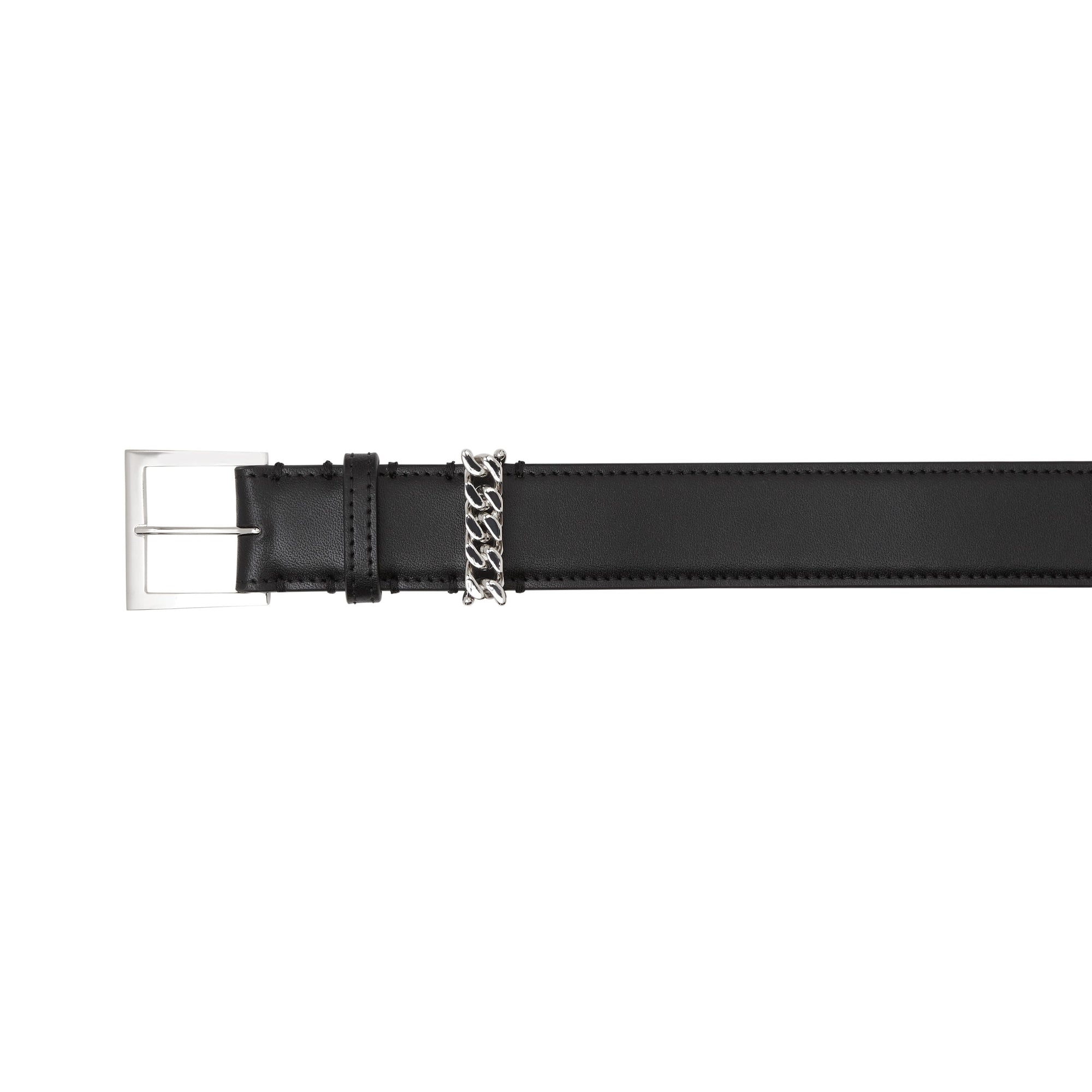 BLACK/PALLADIO Ceinture en cuir avec chaîne