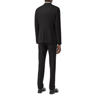 DARK GREY Costume slim en laine check Prince de Galles