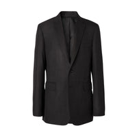 DARK GREY Costume slim en laine check Prince de Galles
