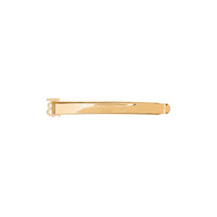 Barrette plaquée or monogram avec cristaux - Or clair