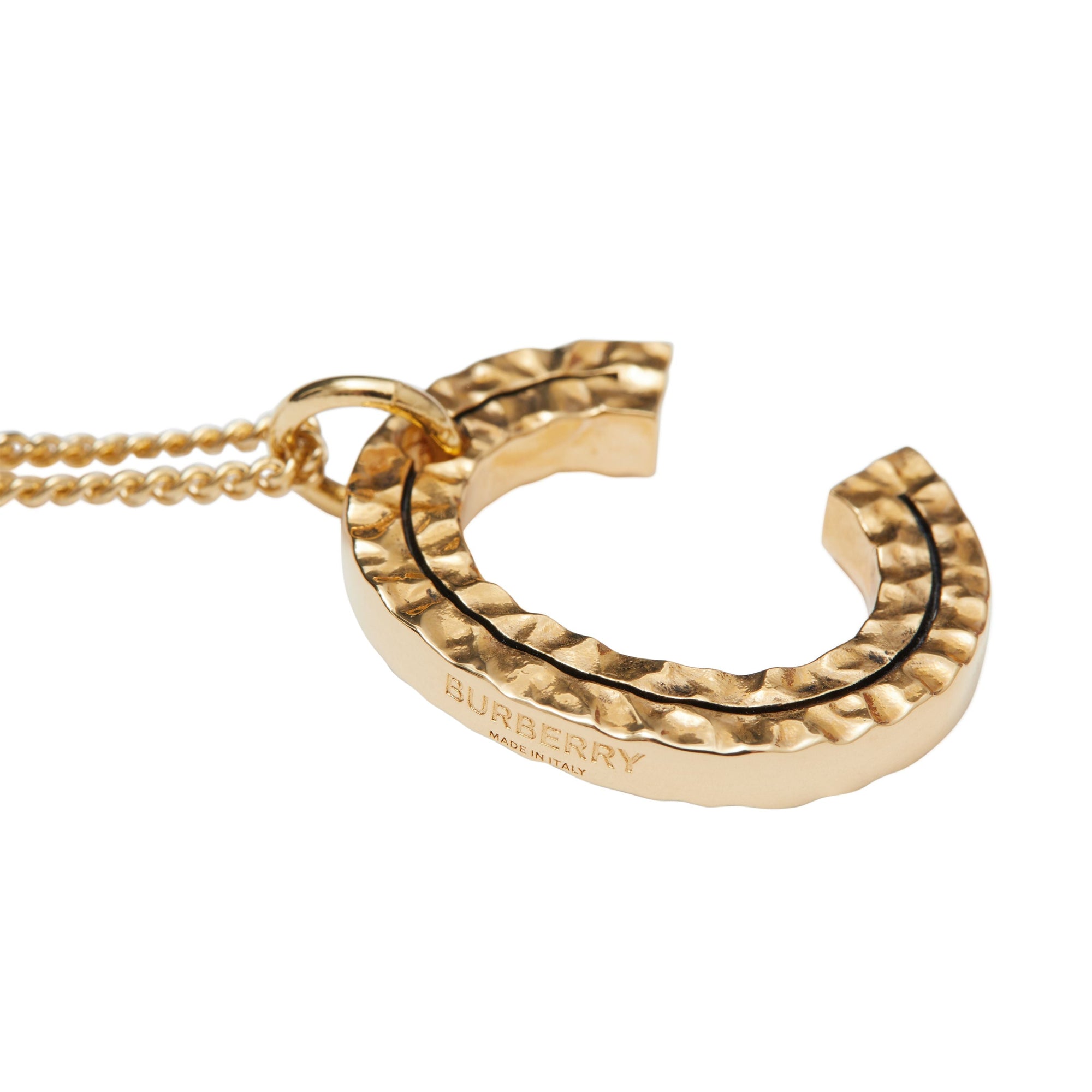 Collier plaqué or avec bijou alphabet « c » - Or clair