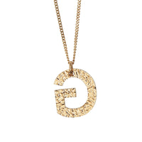 Collier plaqué or avec bijou alphabet « G » - Or Clair